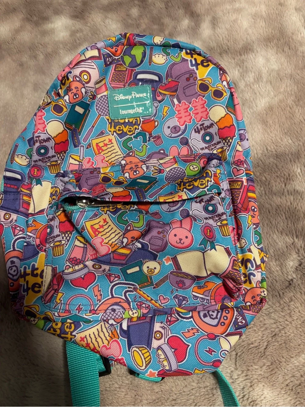 Disney Parks Loungefly Whatever Forever Mini Backpack NWT